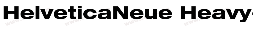 HelveticaNeue Heavy字体转换